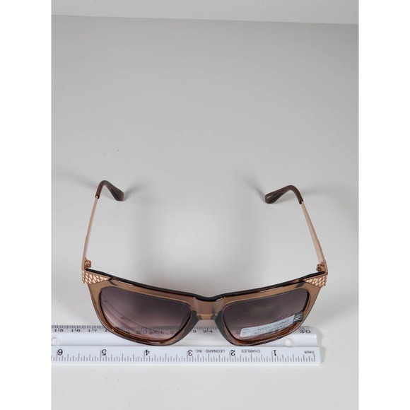 FGX Foster Grant Full Classic Brown & 3D Gold Snake Deco Sunglasses 52333FGX200 - Picture 10 of 11